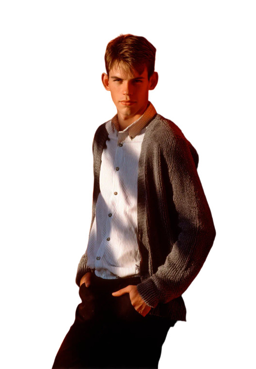 Young Man Portrait V5 Vinyl Car Decal Sticker – Waterproof & UV-Resistant 8"