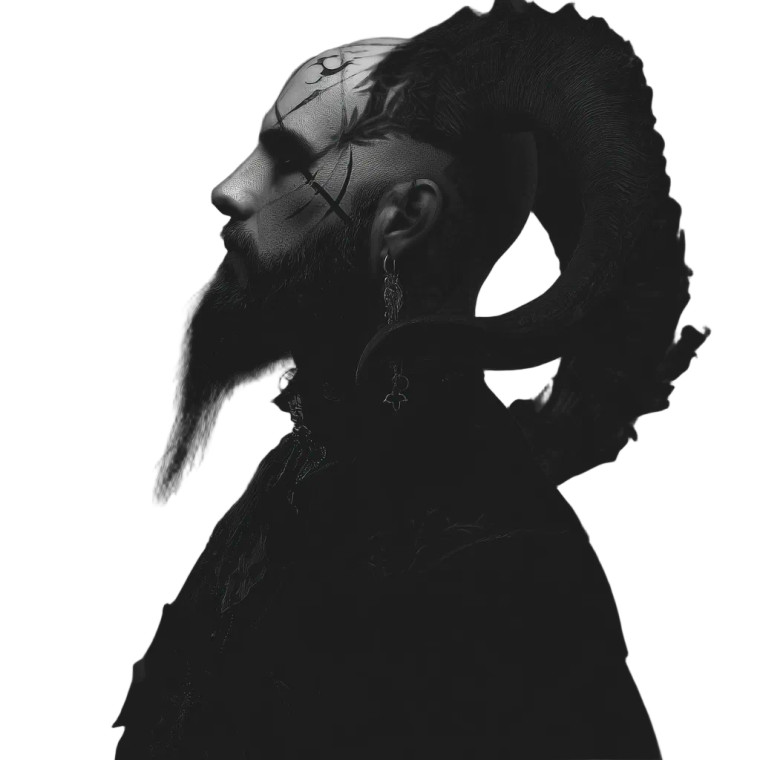 Anime Viking Portrait Vinyl Car Decal Sticker – Waterproof & UV-Resistant 8"