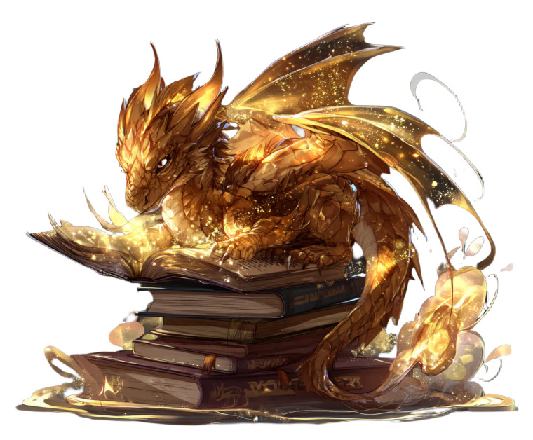 Golden Dragon Perched Vinyl Car Decal Sticker – Waterproof & UV-Resistant 8"