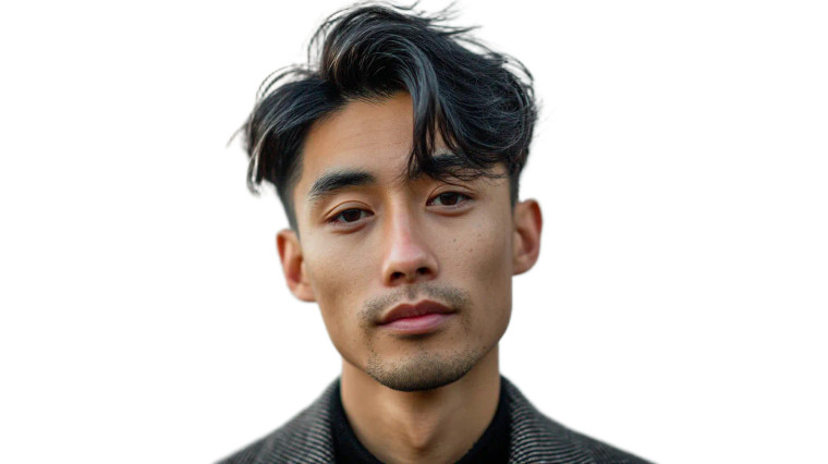 Asian Young Man V2 Vinyl Car Decal Sticker – Waterproof & UV-Resistant 8"