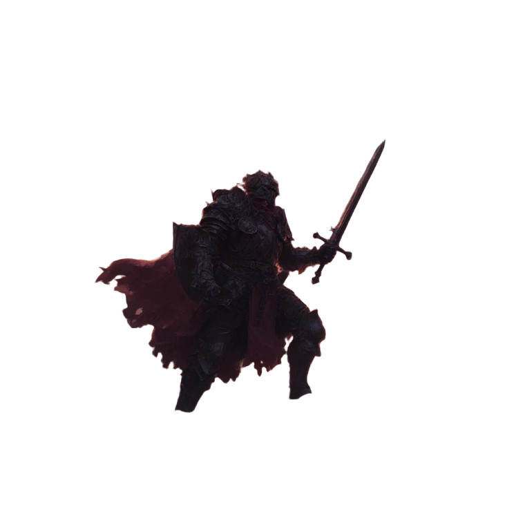 Valiant Knight Stand Vinyl Car Decal Sticker – Waterproof & UV-Resistant 8"