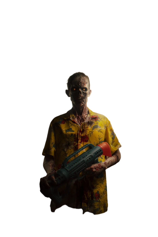 Menacing Zombie Soldier Vinyl Car Decal Sticker – Waterproof & UV-Resistant 8"