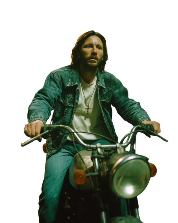 Retro Motorcycle Rider Vinyl Car Decal Sticker – Waterproof & UV-Resistant 8"