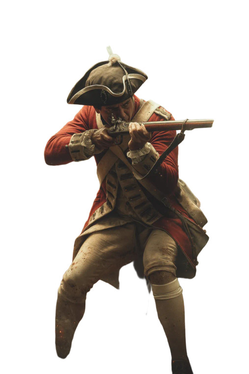 British Colonial Soldier V2 Vinyl Car Decal Sticker – Waterproof & UV-Resistant 8"