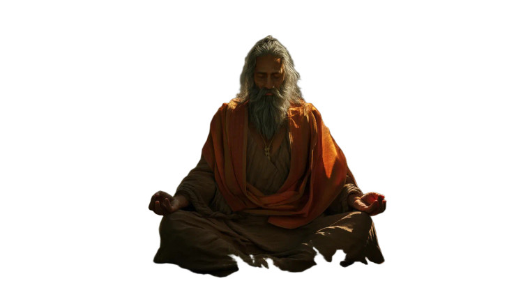 Meditating Sage Attack Vinyl Car Decal Sticker – Waterproof & UV-Resistant 8"