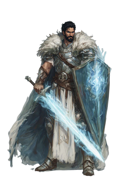 Demi-God Paladin Vinyl Car Decal Sticker – Waterproof & UV-Resistant 8"