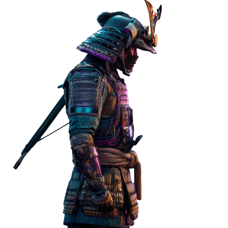 Cyberpunk Samurai V34 Vinyl Car Decal Sticker – Waterproof & UV-Resistant 8"