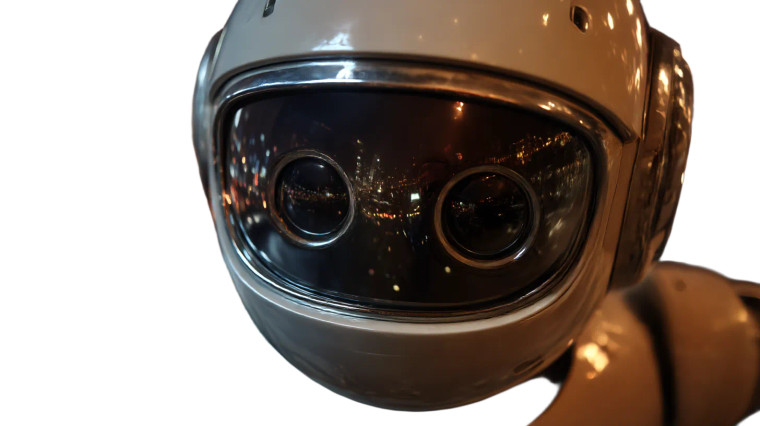 Asimo-Inspired Robot Vinyl Car Decal Sticker – Waterproof & UV-Resistant 8"