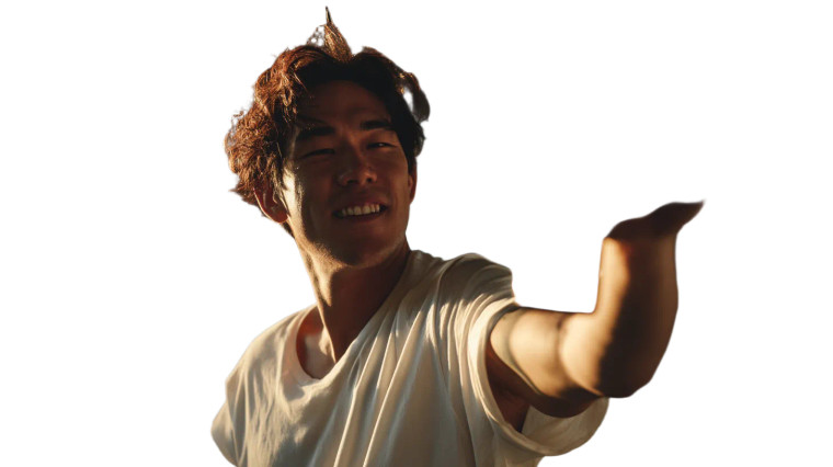 Cheering Vietnamese Man Vinyl Car Decal Sticker – Waterproof & UV-Resistant 8"