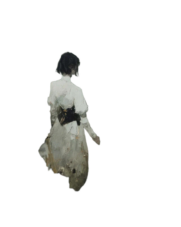 Solemn Witch Vinyl Car Decal Sticker – Waterproof & UV-Resistant 8"