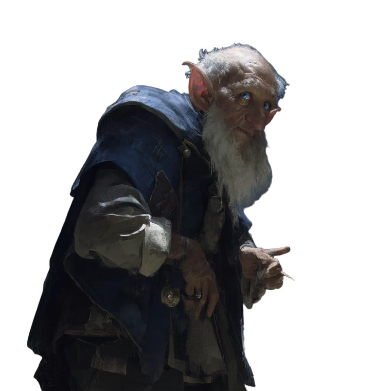 Merchant Gnome Portrait Vinyl Car Decal Sticker – Waterproof & UV-Resistant 8"