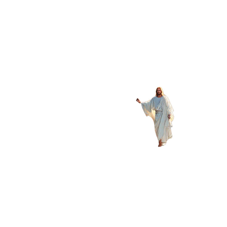 Resurrected Christ Dawn Vinyl Car Decal Sticker – Waterproof & UV-Resistant 8"