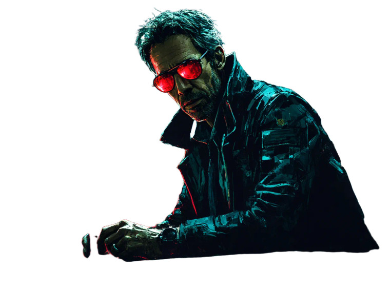 Cyberpunk Portrait V7 Vinyl Car Decal Sticker – Waterproof & UV-Resistant 8"