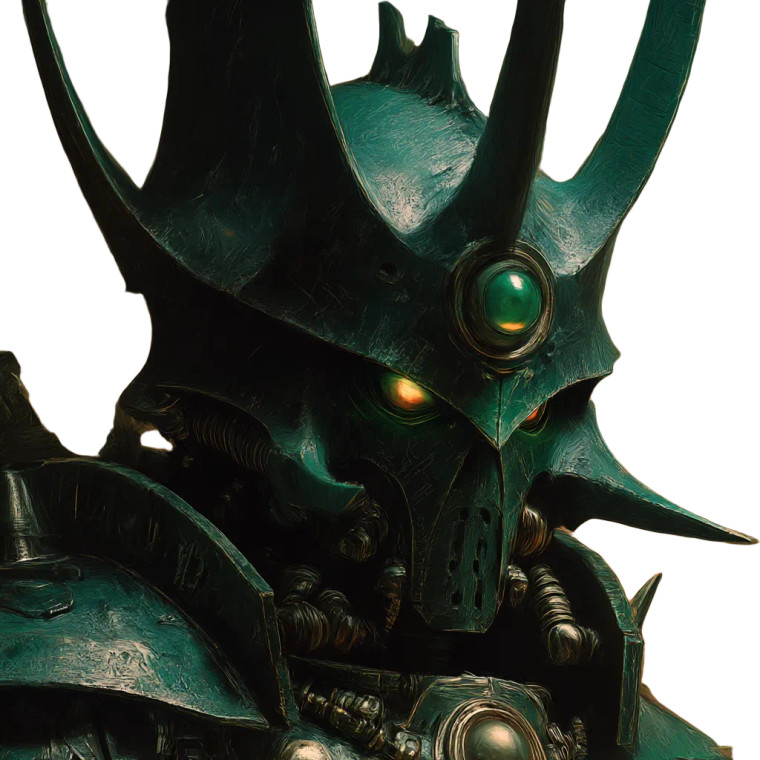 Drukhari Archon Portrait Vinyl Car Decal Sticker – Waterproof & UV-Resistant 8"