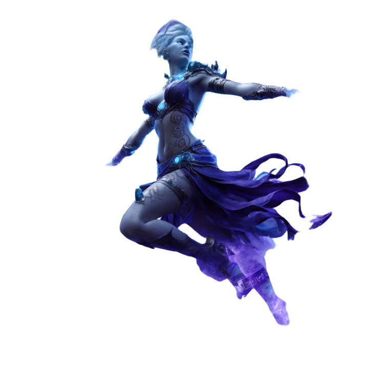 Sorceress Vampire Queen Vinyl Car Decal Sticker – Waterproof & UV-Resistant 8"