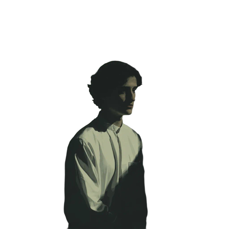 Person Profile Vinyl Car Decal Sticker – Waterproof & UV-Resistant 8"