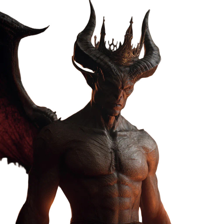 Devil With Wings V3 Vinyl Car Decal Sticker – Waterproof & UV-Resistant 8"