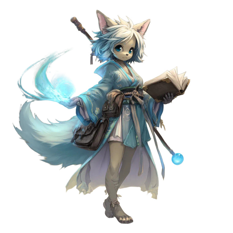 Kitsune Healer Vinyl Car Decal Sticker – Waterproof & UV-Resistant 8"