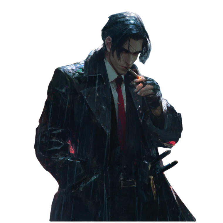 Handsome Enforcer Vinyl Car Decal Sticker – Waterproof & UV-Resistant 8"