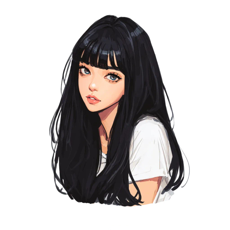 K-Pop Girl Vinyl Car Decal Sticker – Waterproof & UV-Resistant 8"