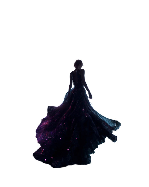 Gothic Cosmic Wanderer Vinyl Car Decal Sticker – Waterproof & UV-Resistant 8"