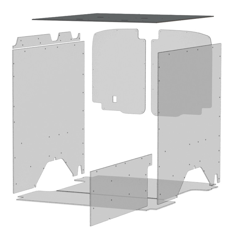 Upgrade Your Ford Transit 150-350 | Sound Deadening Van Ceiling Liner with DuraTherm Material