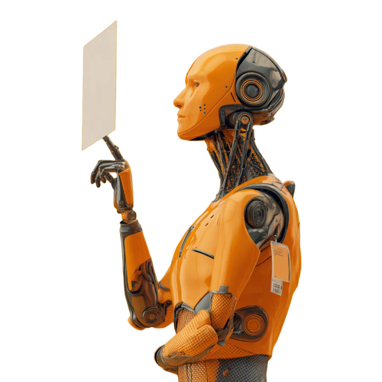 Futuristic Ai Poll Vinyl Car Decal Sticker – Waterproof & UV-Resistant 8"