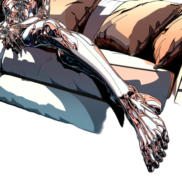 Elegant Reclining Figure Vinyl Car Decal Sticker – Waterproof & UV-Resistant 8"