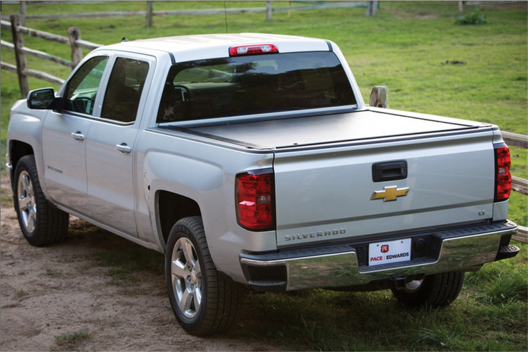 2022-2024 Tundra | ArmorTek Coated Black Matte JackRabbit  Tonneau Cover - Lockable Manual Retractable | Easy Install | Weather Resistant | 5th Wheel Hitch Compatible