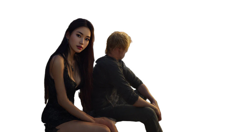 Couple At Sunset V2 Vinyl Car Decal Sticker – Waterproof & UV-Resistant 8"