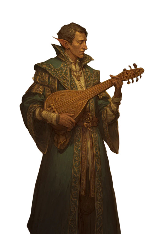 Elven Bard Viktor Vinyl Car Decal Sticker – Waterproof & UV-Resistant 8"