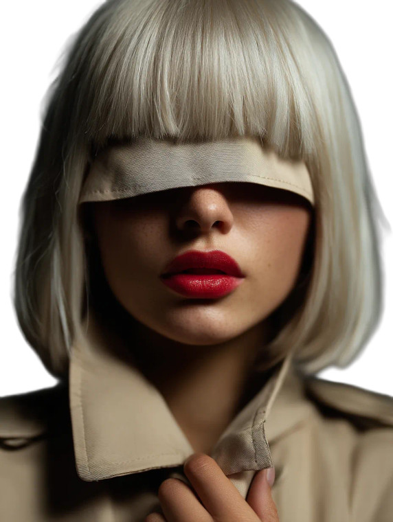 Platinum Blonde Portrait V3 Vinyl Car Decal Sticker – Waterproof & UV-Resistant 8"