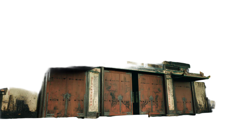 Ancient Dojo Wall Vinyl Car Decal Sticker – Waterproof & UV-Resistant 8"