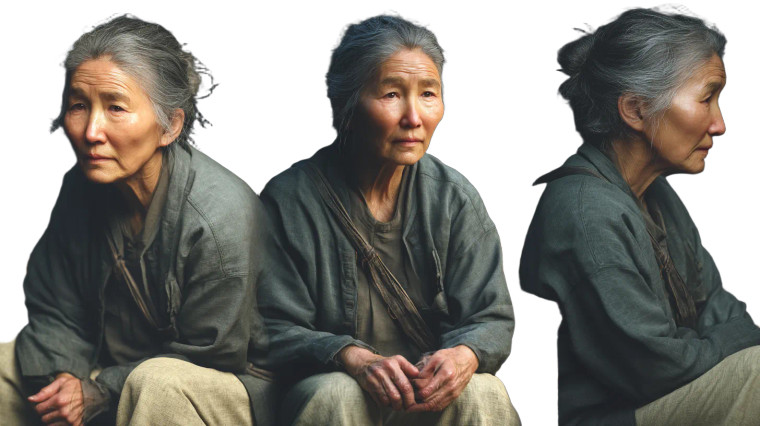 Wise Korean Elder Vinyl Car Decal Sticker – Waterproof & UV-Resistant 8"