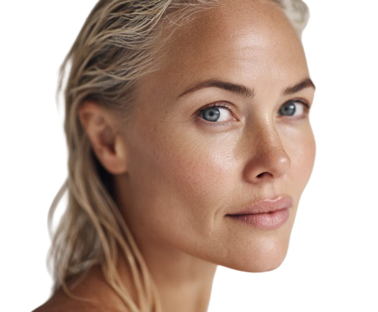 Scandinavian Beauty Portrait Vinyl Car Decal Sticker – Waterproof & UV-Resistant 8"