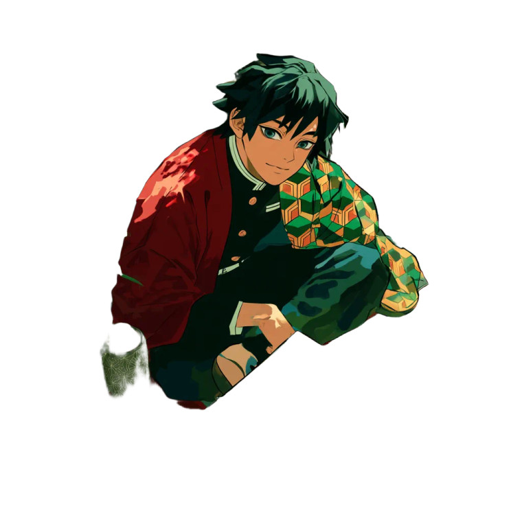 Tomioka Giyu Vinyl Car Decal Sticker – Waterproof & UV-Resistant 8"