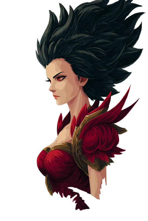 Furious Villainess Vinyl Car Decal Sticker – Waterproof & UV-Resistant 8"