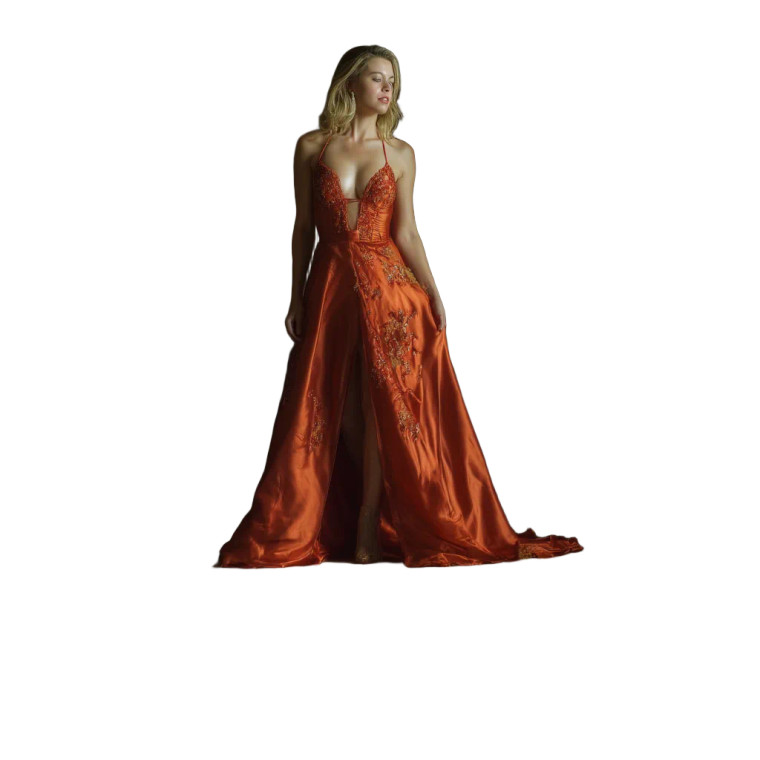 Blonde In Gown Vinyl Car Decal Sticker – Waterproof & UV-Resistant 8"