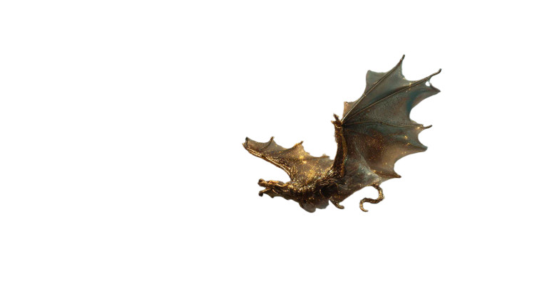 Golden Dragon Roaring Vinyl Car Decal Sticker – Waterproof & UV-Resistant 8"