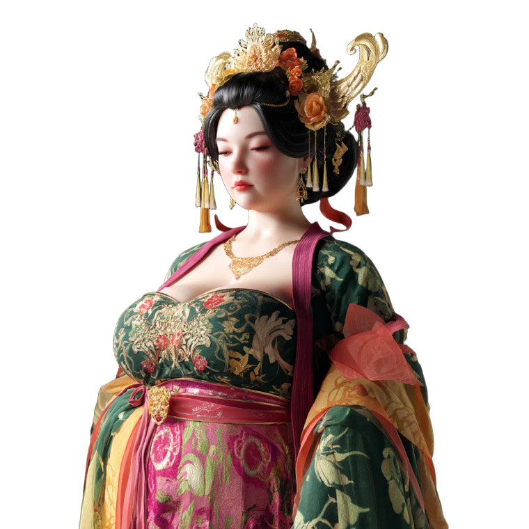 Tang Dynasty Beauty V5 Vinyl Car Decal Sticker – Waterproof & UV-Resistant 8"