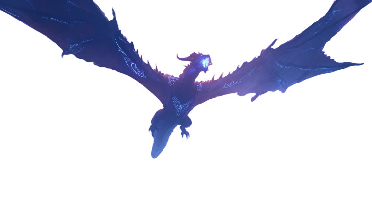 Arcane Dragon Kaiju Vinyl Car Decal Sticker – Waterproof & UV-Resistant 8"