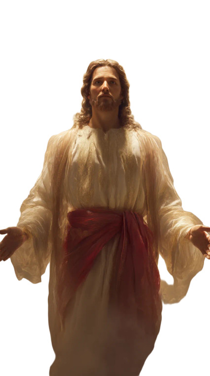 Divine Jesus Portrait V2 Vinyl Car Decal Sticker – Waterproof & UV-Resistant 8"