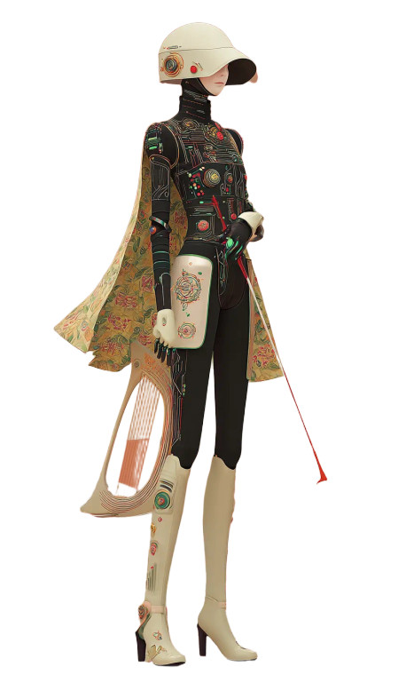 Mechanical Songstress Vinyl Car Decal Sticker – Waterproof & UV-Resistant 8"