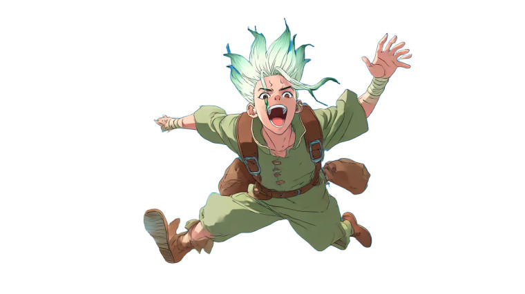 Senku Skydiving Vinyl Car Decal Sticker – Waterproof & UV-Resistant 8"