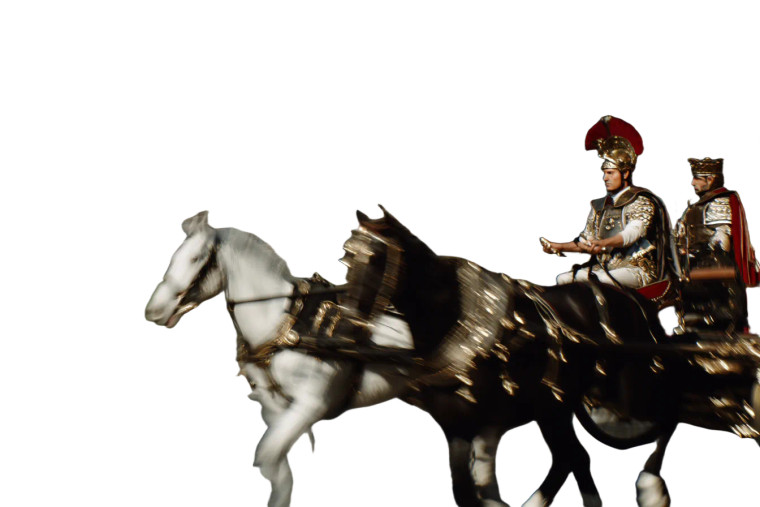 Julius Caesar Chariot Vinyl Car Decal Sticker – Waterproof & UV-Resistant 8"