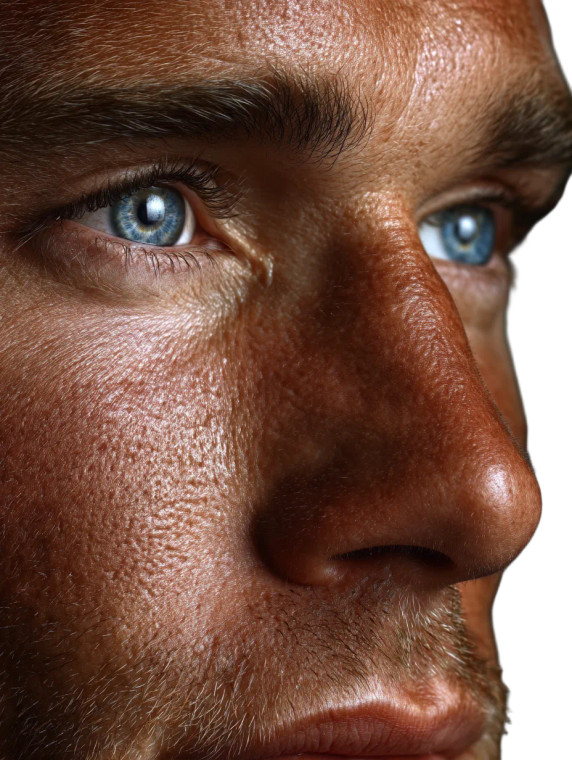 Blue Eyes Close-Up V2 Vinyl Car Decal Sticker – Waterproof & UV-Resistant 8"