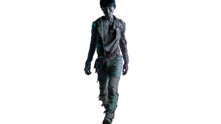 Asian Cyberpunk Zombie Vinyl Car Decal Sticker – Waterproof & UV-Resistant 8"