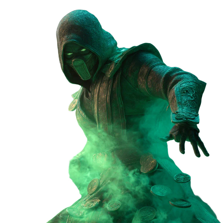 Mystical Euro Sorcerer Vinyl Car Decal Sticker – Waterproof & UV-Resistant 8"