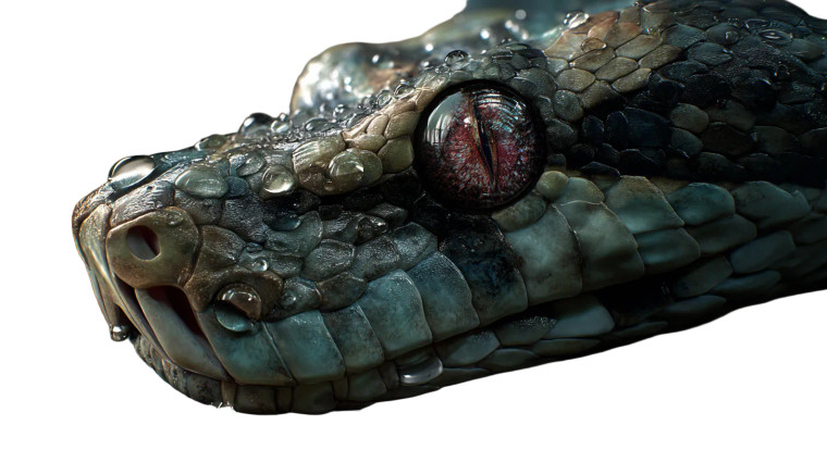 Realistic Snake Close-Up Vinyl Car Decal Sticker – Waterproof & UV-Resistant 8"