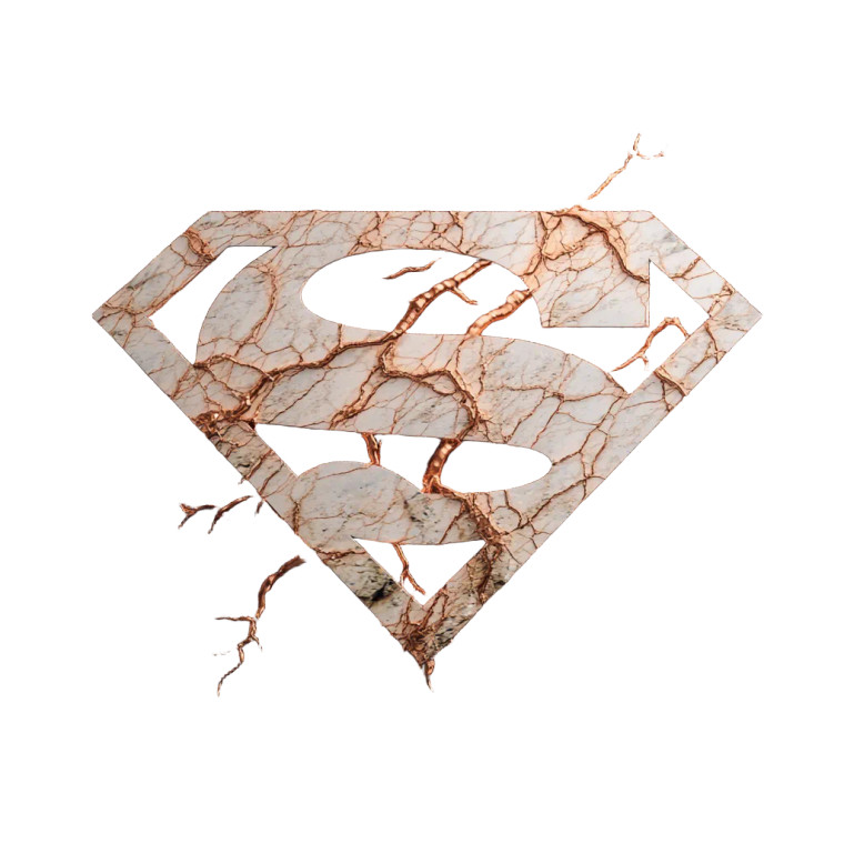 White Superman Logo Vinyl Car Decal Sticker – Waterproof & UV-Resistant 8"